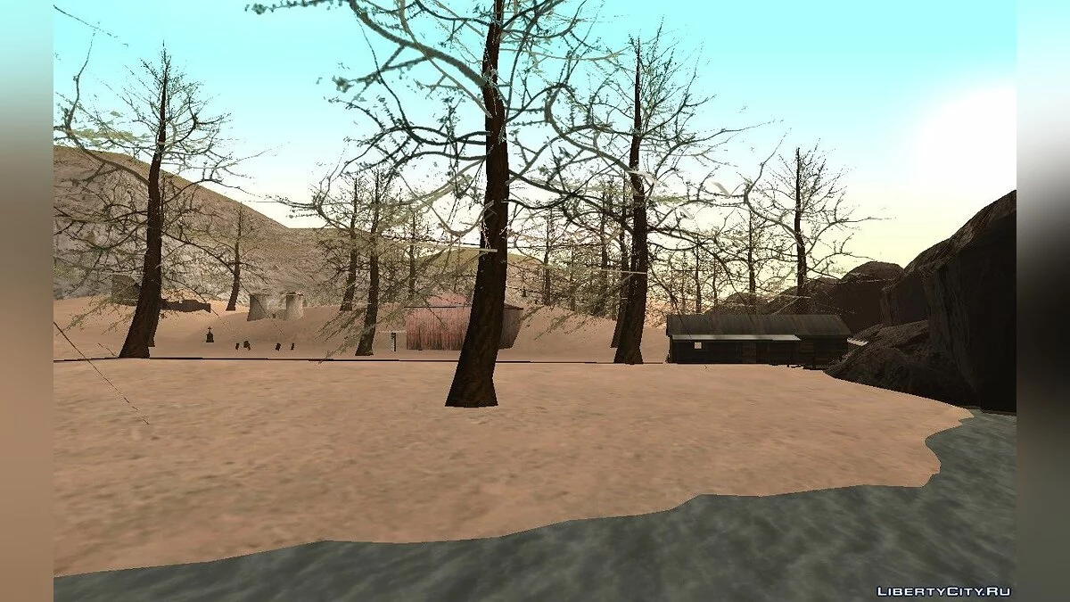 Заброшенная деревня на пляже / GTA San Andreas