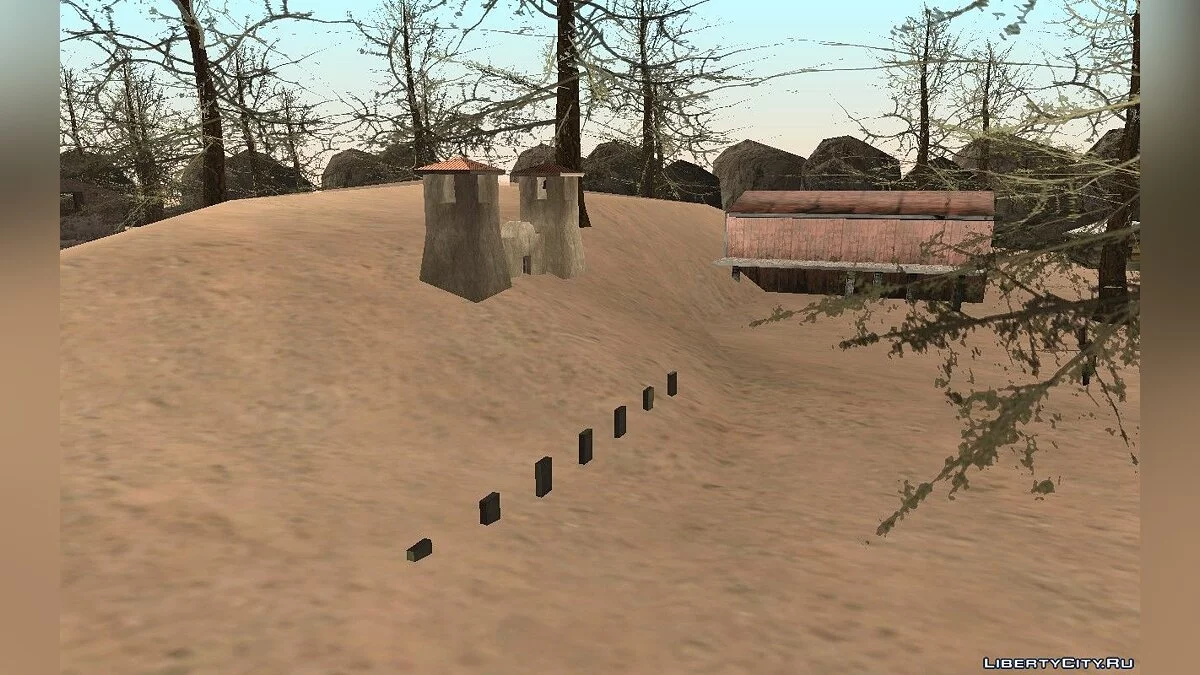 Заброшенная деревня на пляже / GTA San Andreas