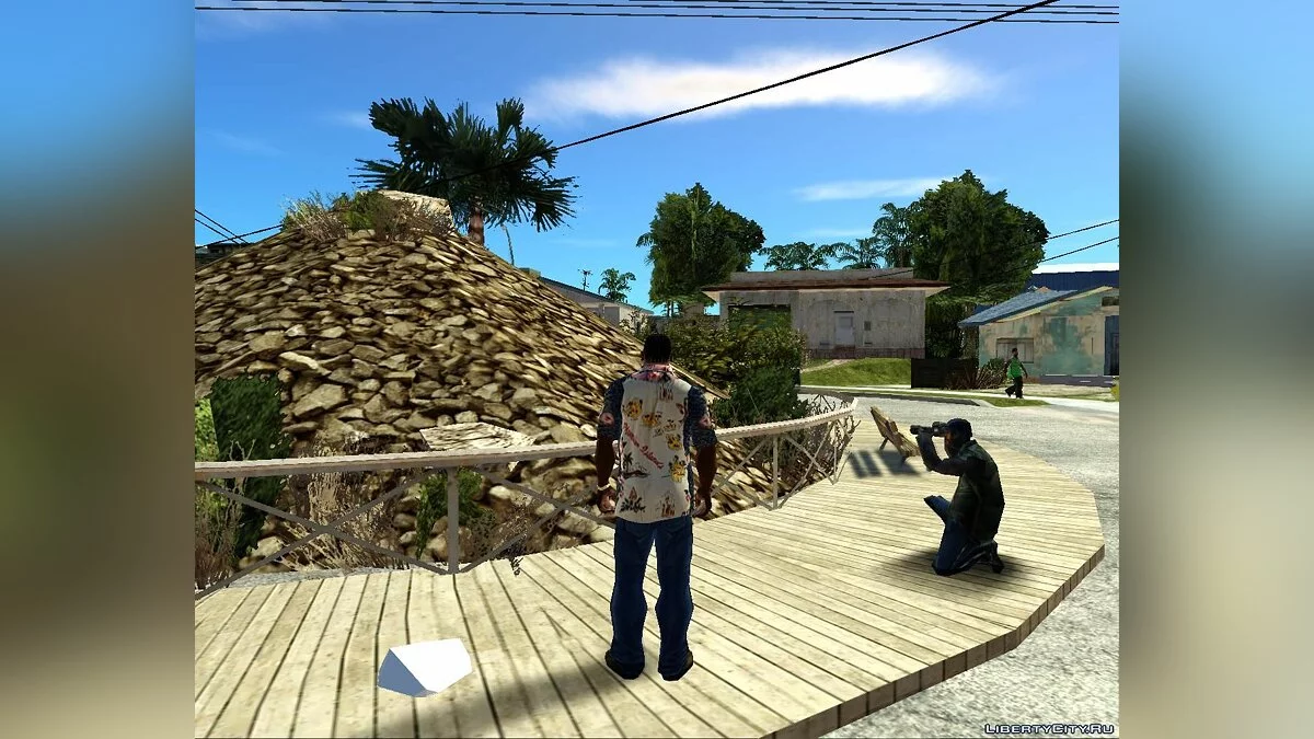 Geysers on Grove Street / GTA San Andreas