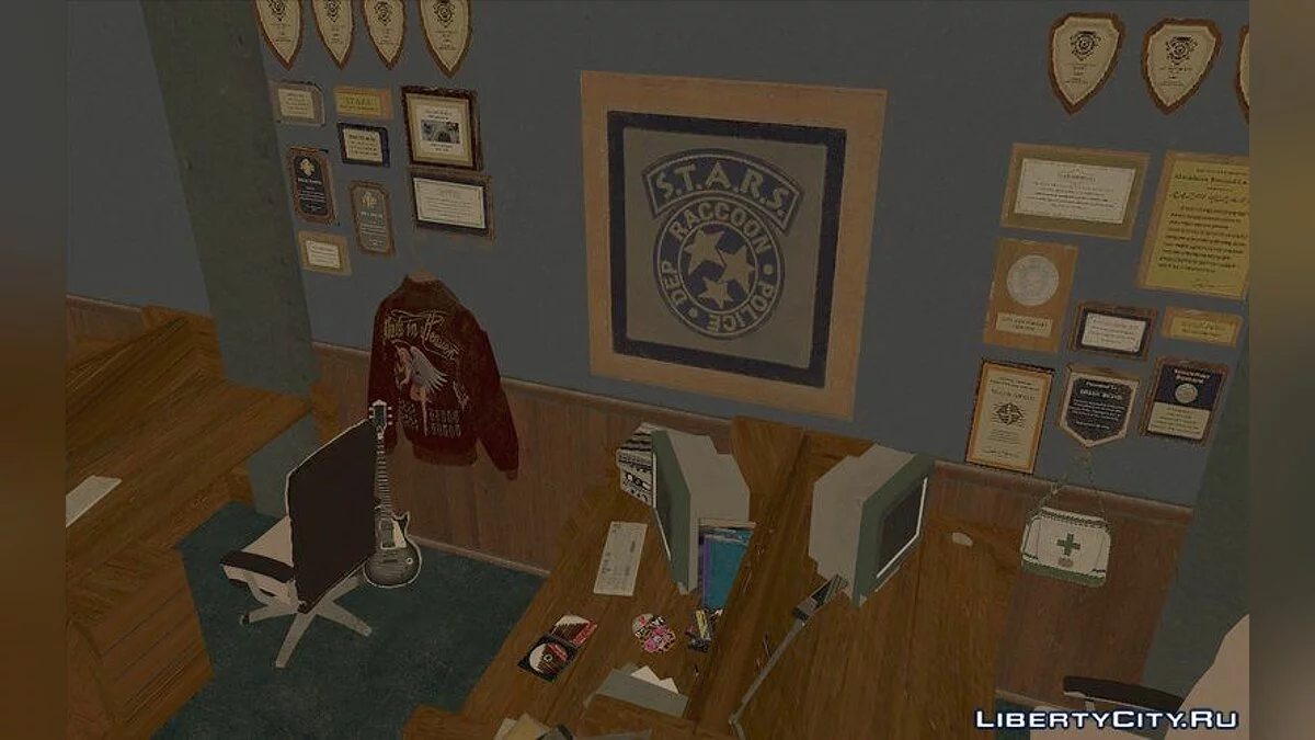 Офис S.T.A.R.S. из Resident Evil / GTA San Andreas