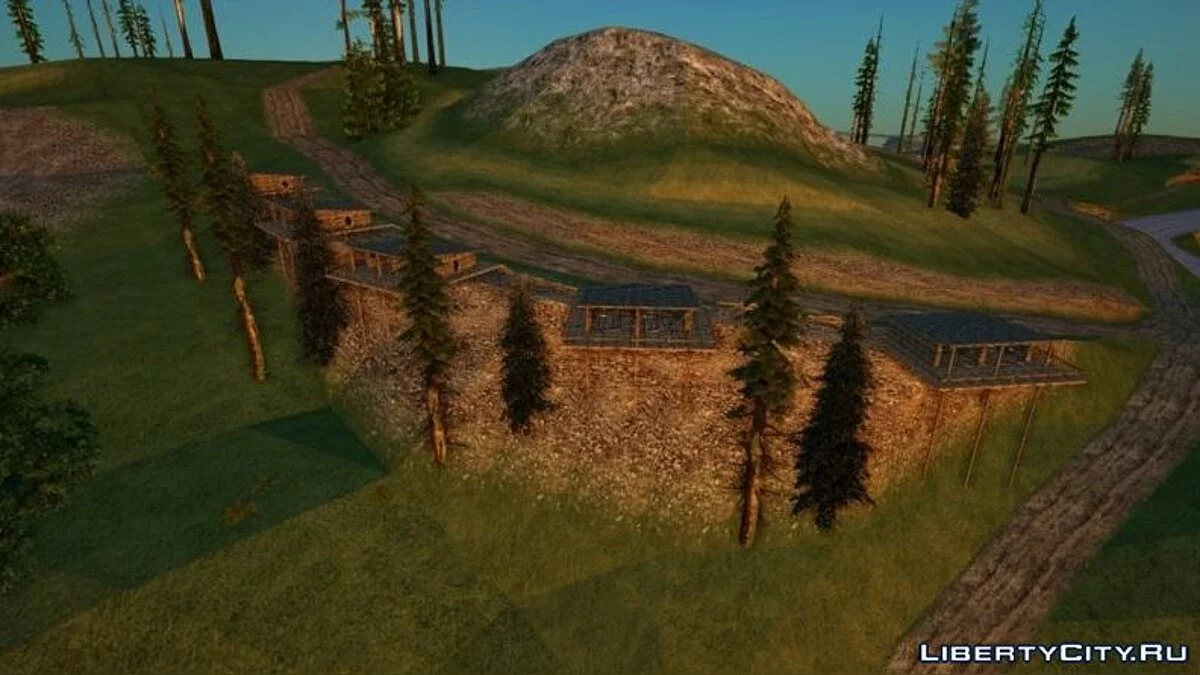 Домики в районе Северной Скалы / GTA San Andreas
