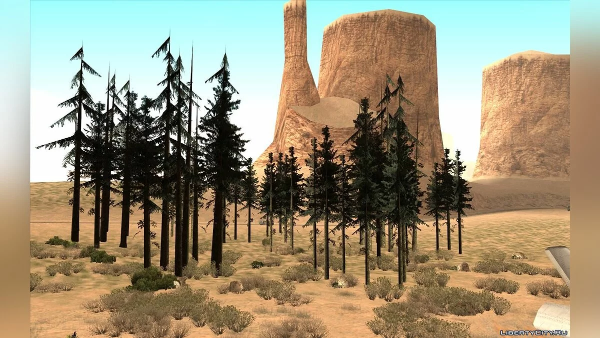 Пустынный лес 1.0 / GTA San Andreas