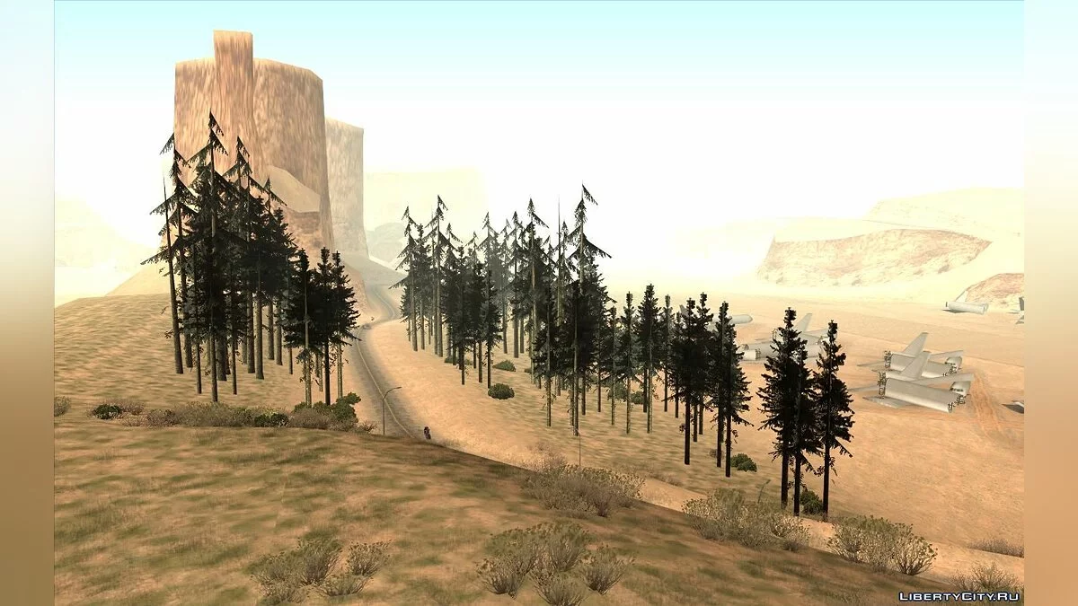 Пустынный лес 1.0 / GTA San Andreas