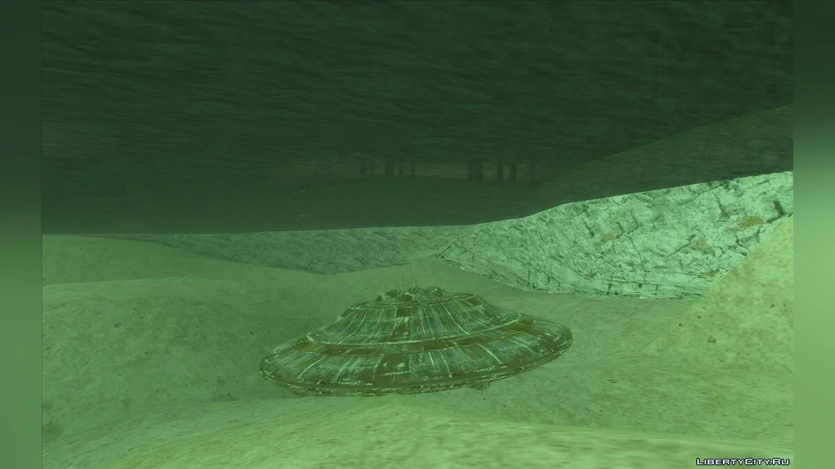 GTA 5 грузовой самолет под водой + НЛО / GTA San Andreas