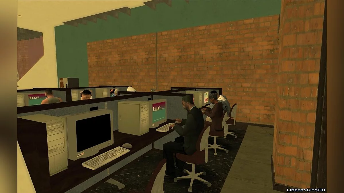 Интернет-кафе из GTA 4 / GTA San Andreas