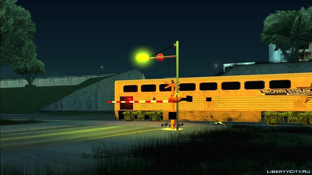 Новые устройства заграждения переезда / GTA San Andreas