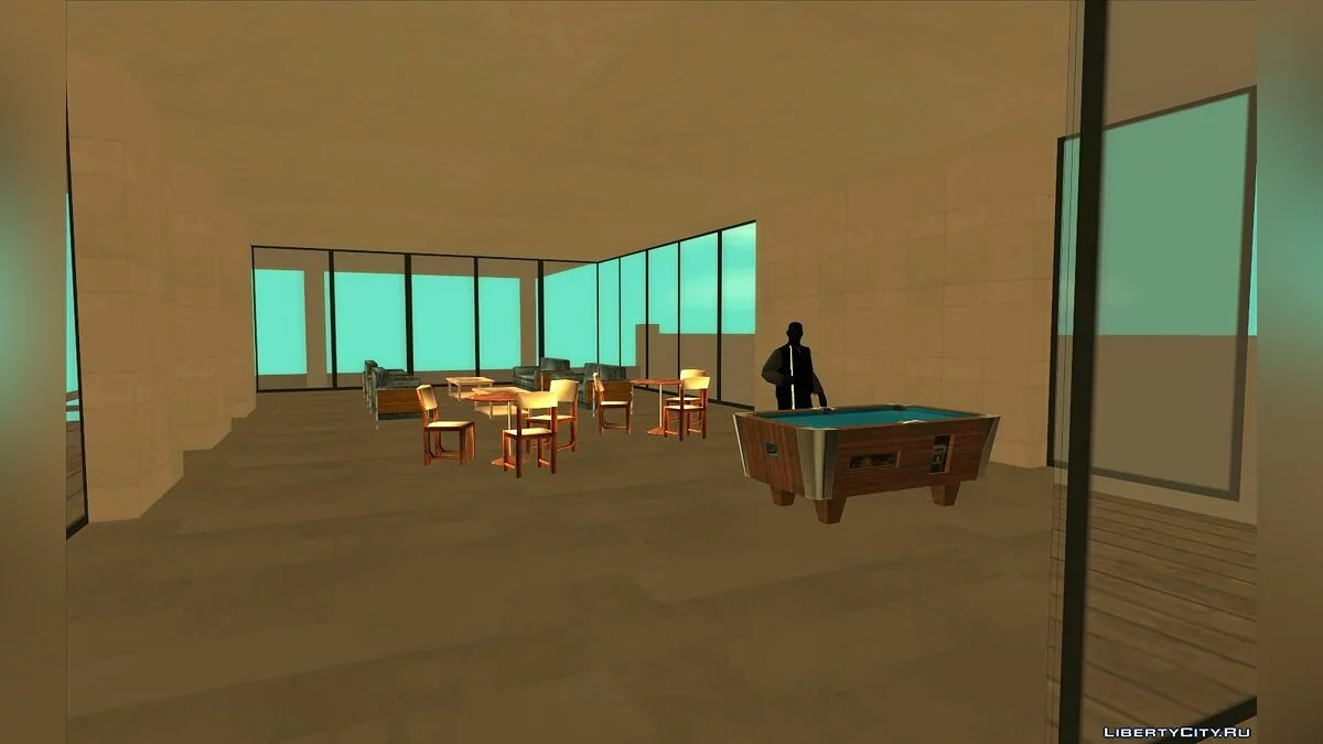 Вилла (Интерьер, сохранение, гараж) / GTA San Andreas