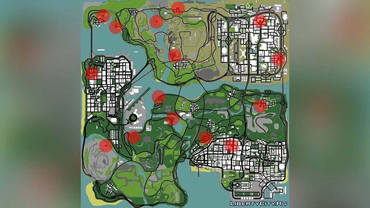 Новые места для сохранения / GTA San Andreas