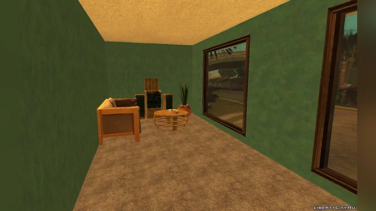 Новый дом Сиджея на Grove Street в стиле GTA 5 / GTA San Andreas