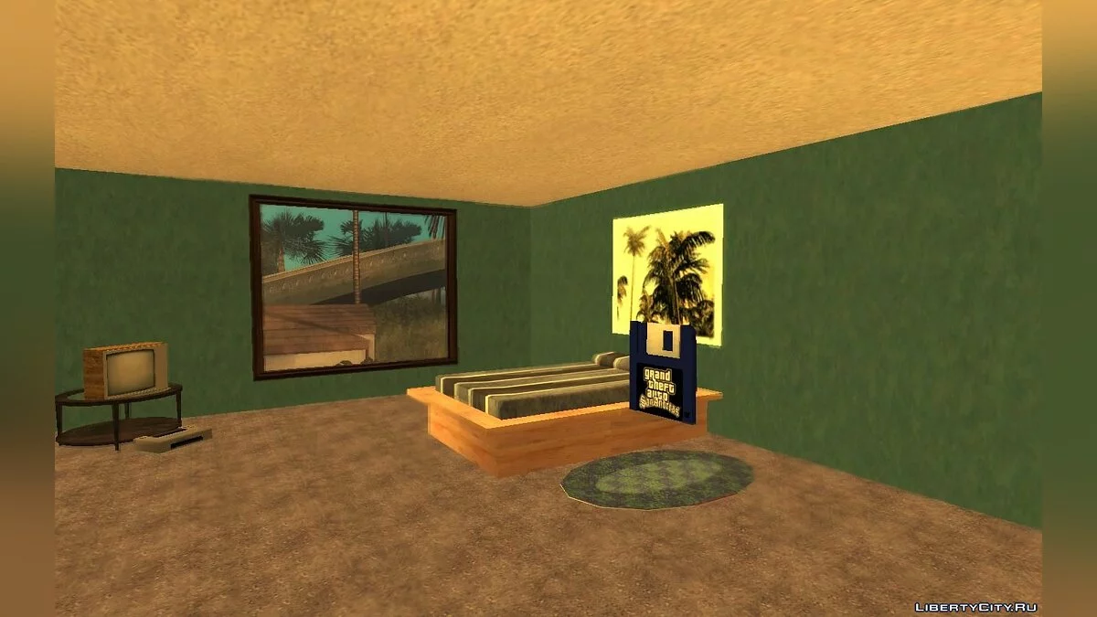Новый дом Сиджея на Grove Street в стиле GTA 5 / GTA San Andreas