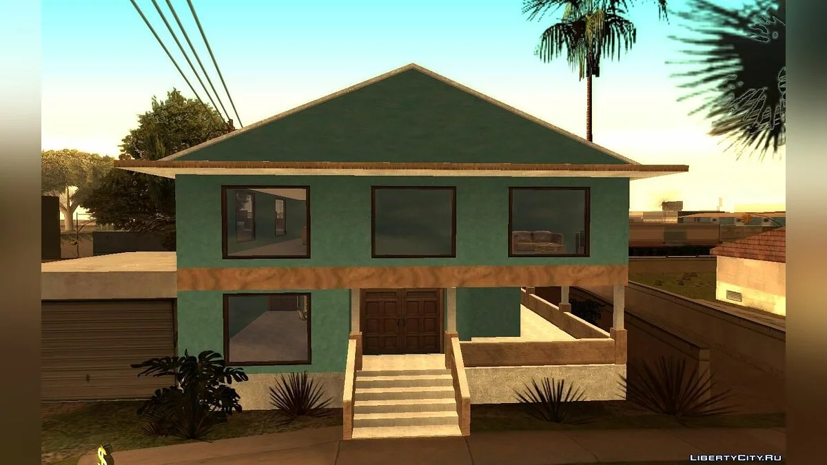 Новый дом Сиджея на Grove Street в стиле GTA 5 / GTA San Andreas