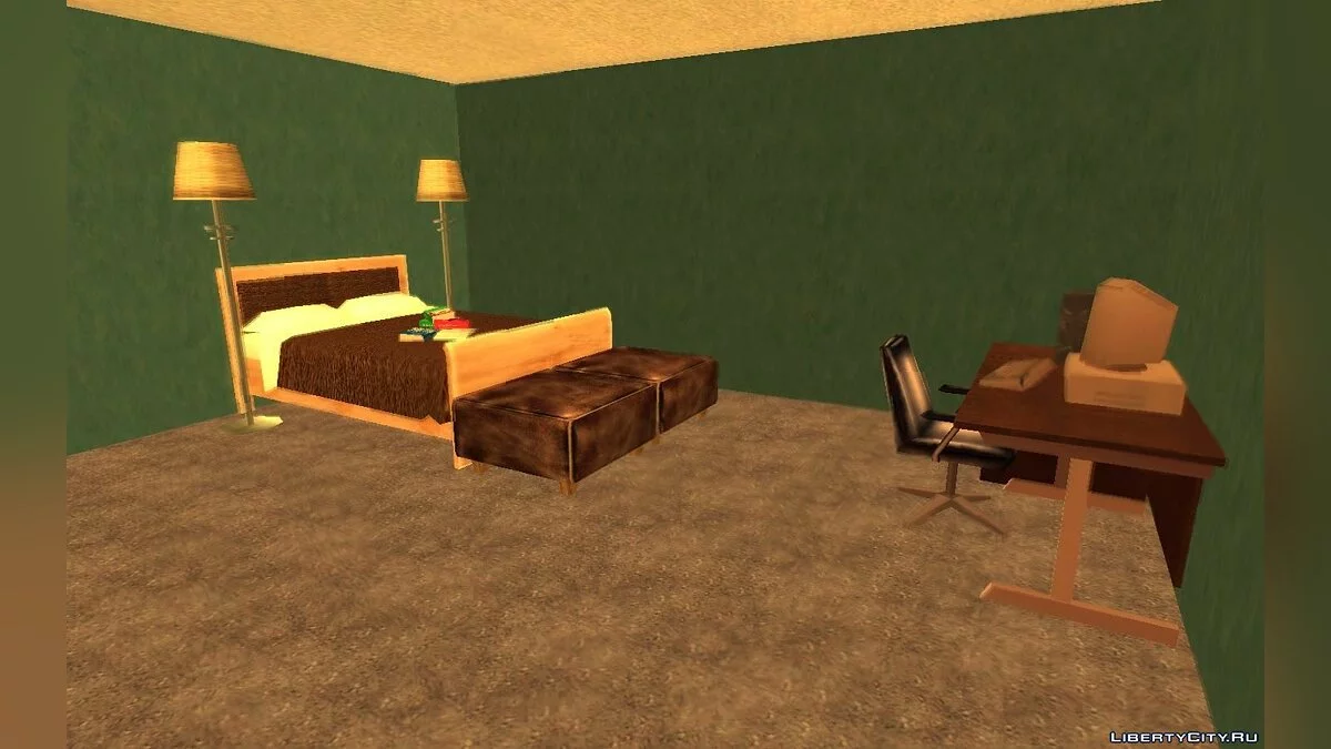Новый дом Сиджея на Grove Street в стиле GTA 5 / GTA San Andreas