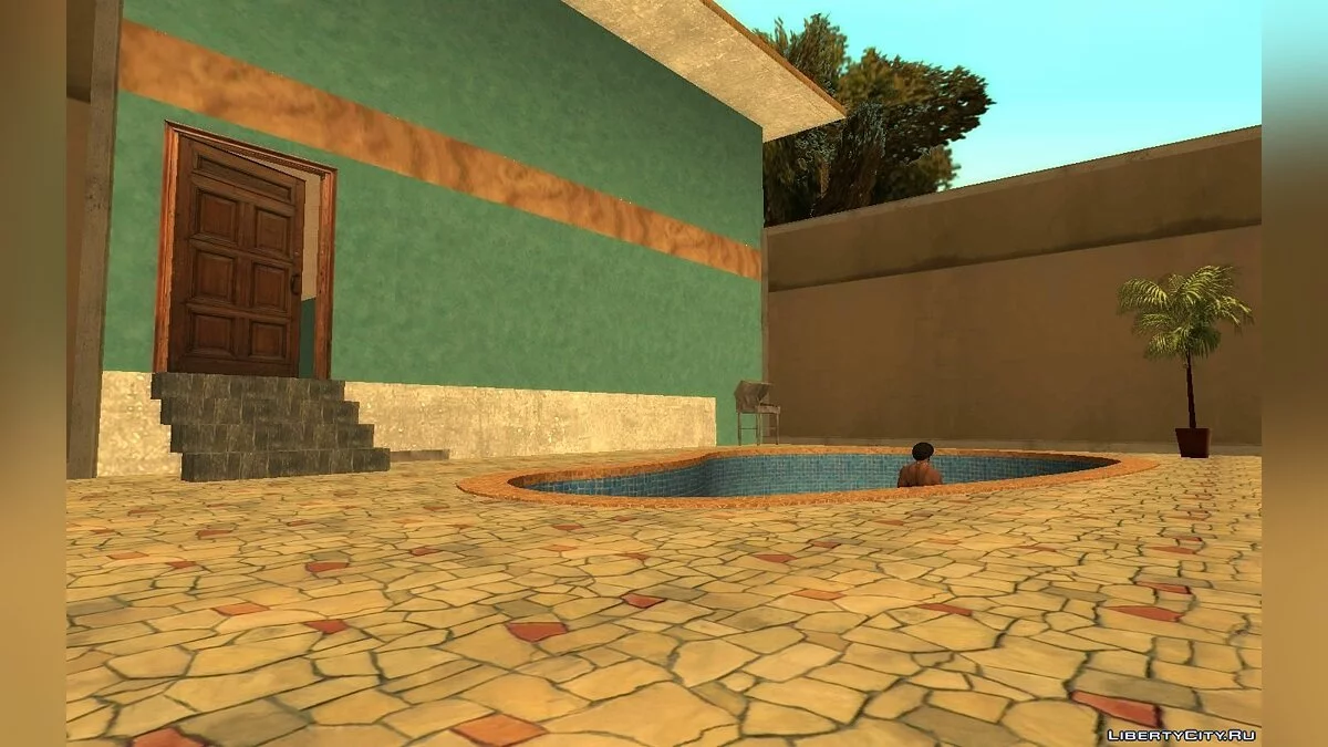 Новый дом Сиджея на Grove Street в стиле GTA 5 / GTA San Andreas