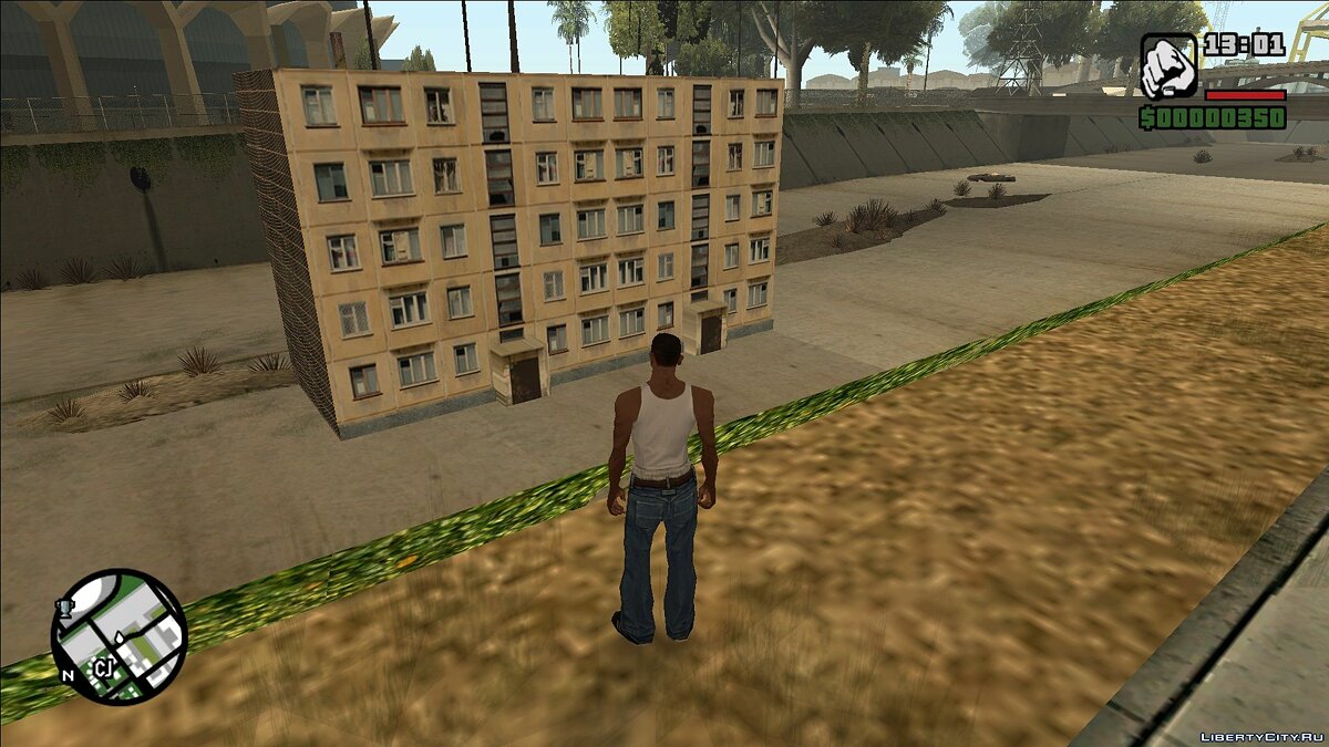 Скачать Пятиэтажка v2.0 для GTA San Andreas