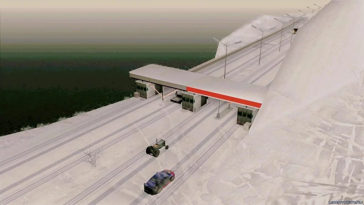 Пост ДПС в округе Флинт / GTA San Andreas