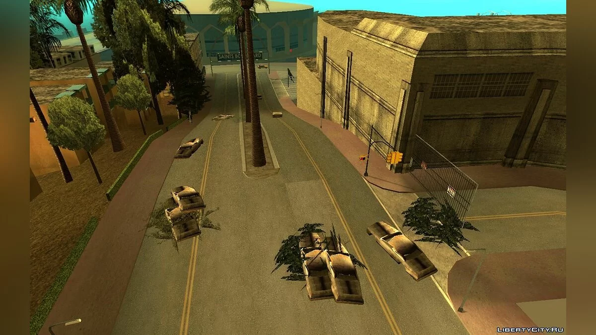 Обвал крана в Лос-Сантосе / GTA San Andreas