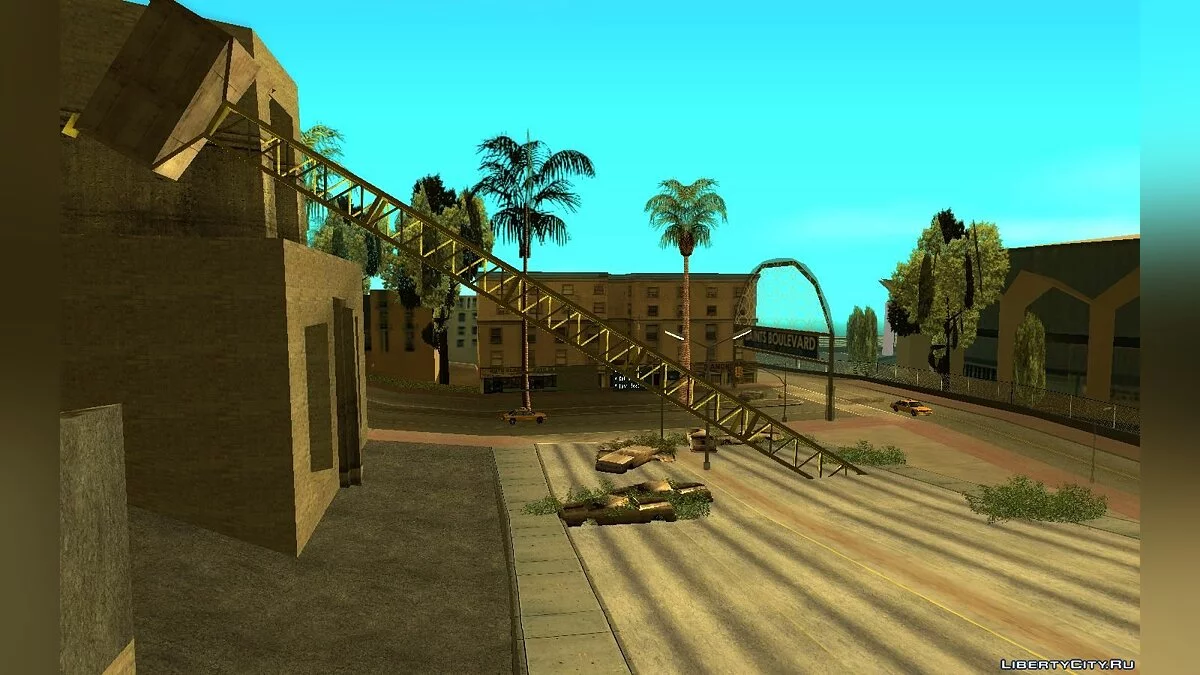 Обвал крана в Лос-Сантосе / GTA San Andreas