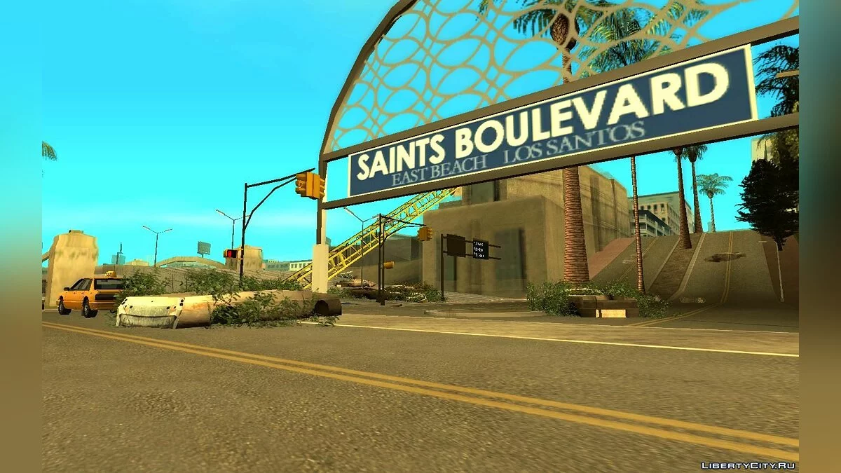 Обвал крана в Лос-Сантосе / GTA San Andreas