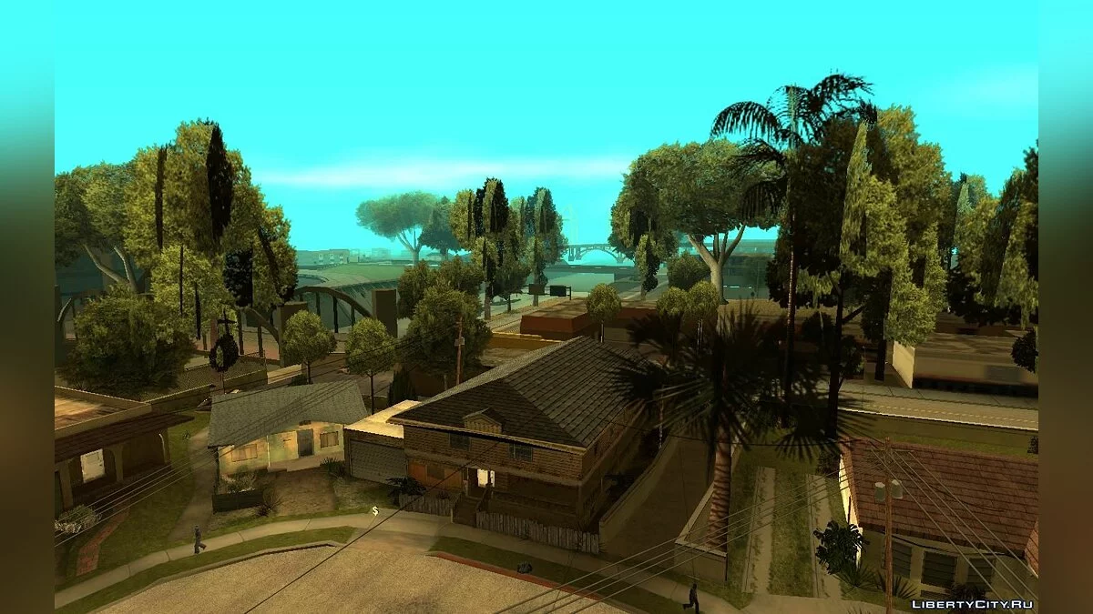 Green Piece v1.37 (больше деревьев) / GTA San Andreas