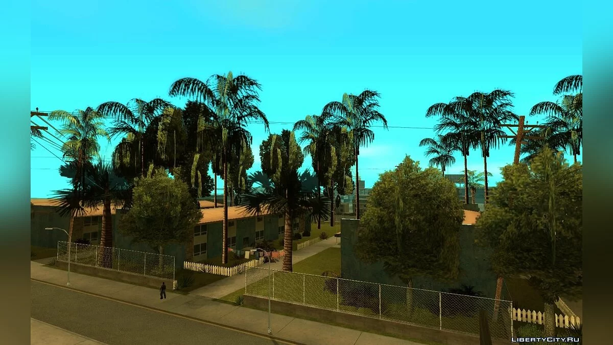 Green Piece v1.37 (больше деревьев) / GTA San Andreas