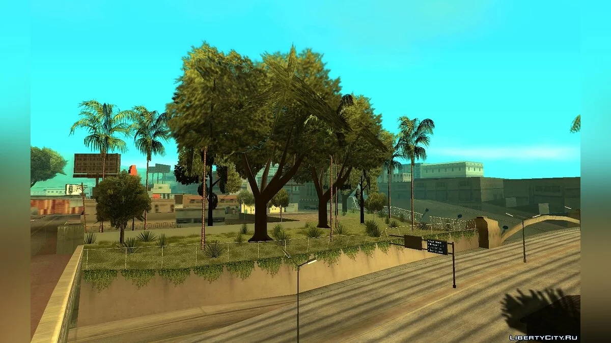 Green Piece v1.37 (больше деревьев) / GTA San Andreas