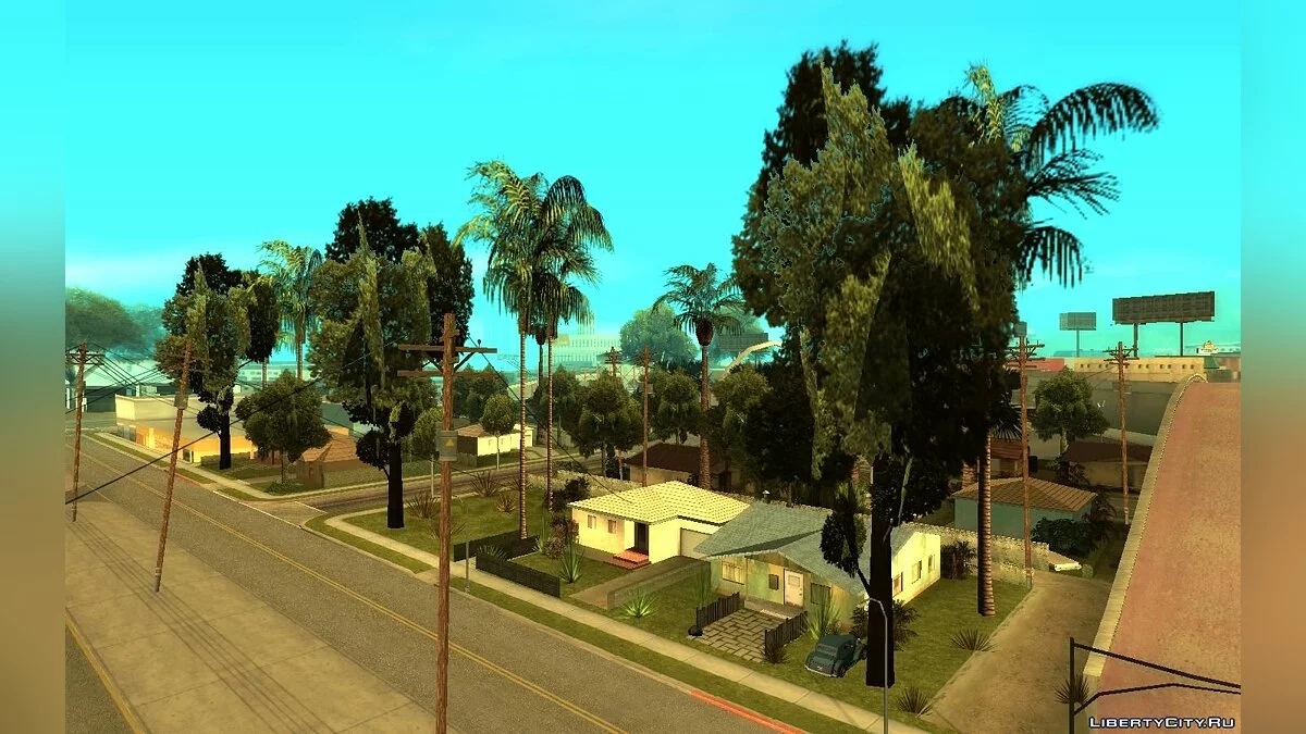 Green Piece v1.37 (больше деревьев) / GTA San Andreas