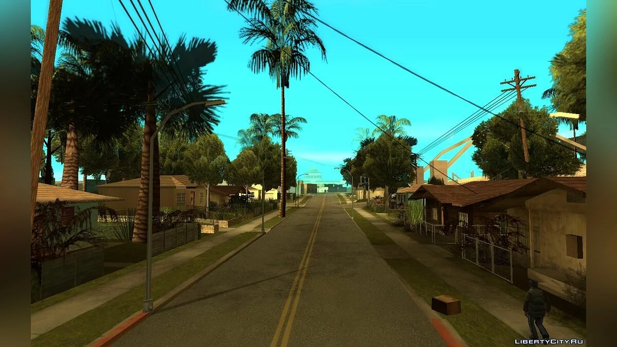 Green Piece v1.37 (больше деревьев) / GTA San Andreas