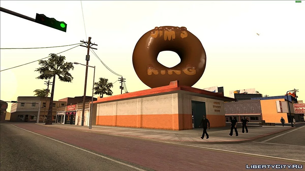 Круглые пончики - Smuff Nut / GTA San Andreas