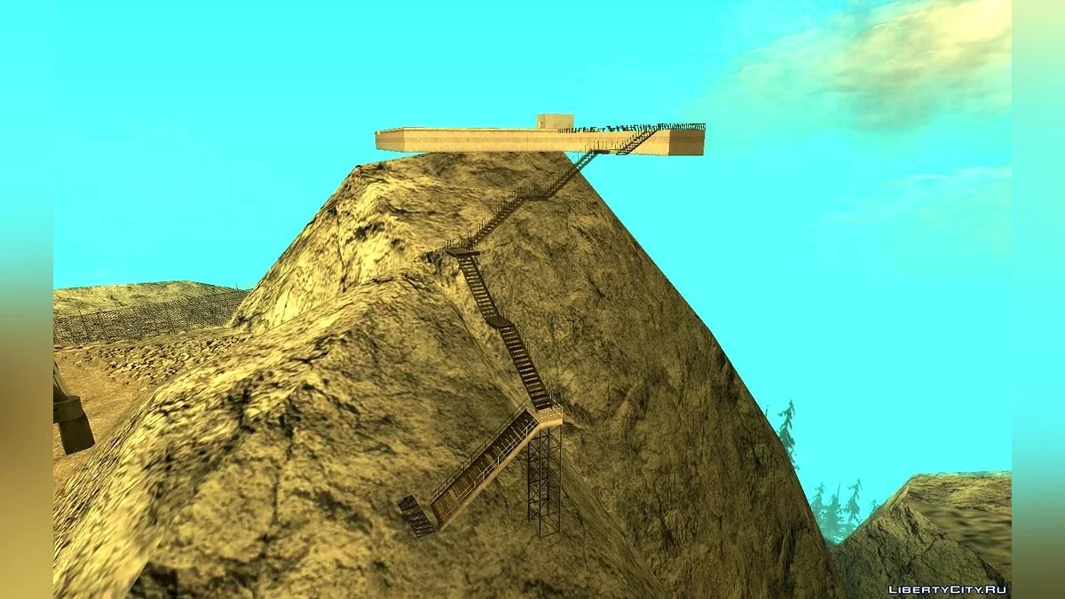 База по исследованию НЛО на горе Чилиад / GTA San Andreas