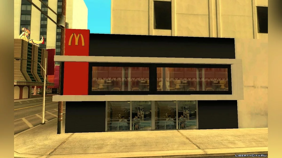 МакДональдз в Лас-Вентурасе  / GTA San Andreas
