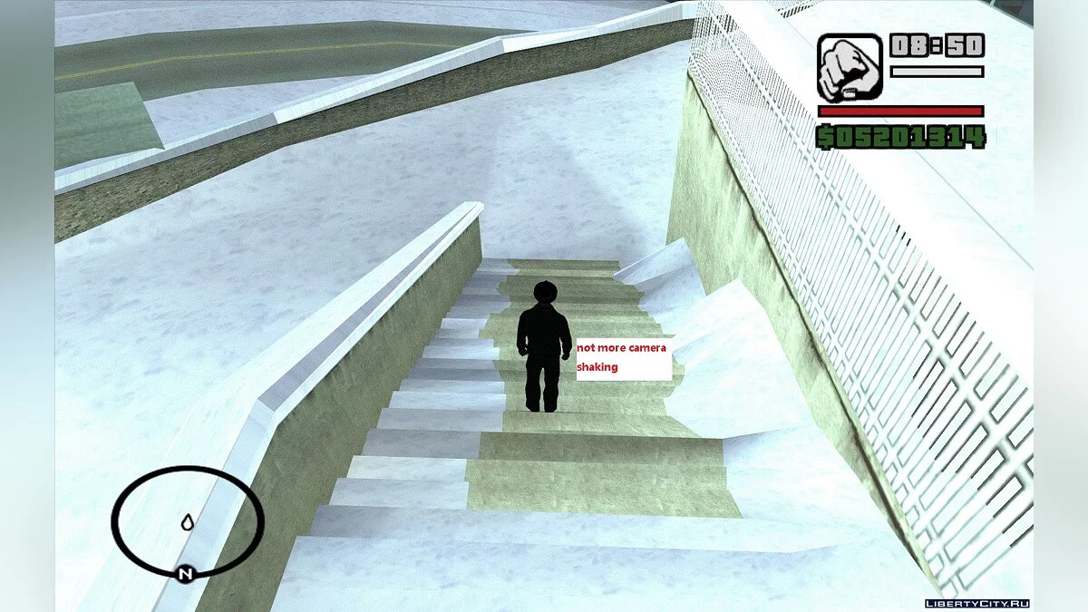 A tunnel connecting the interior of St. Mark’s Bistro and the streets of Liberty City / GTA San Andreas