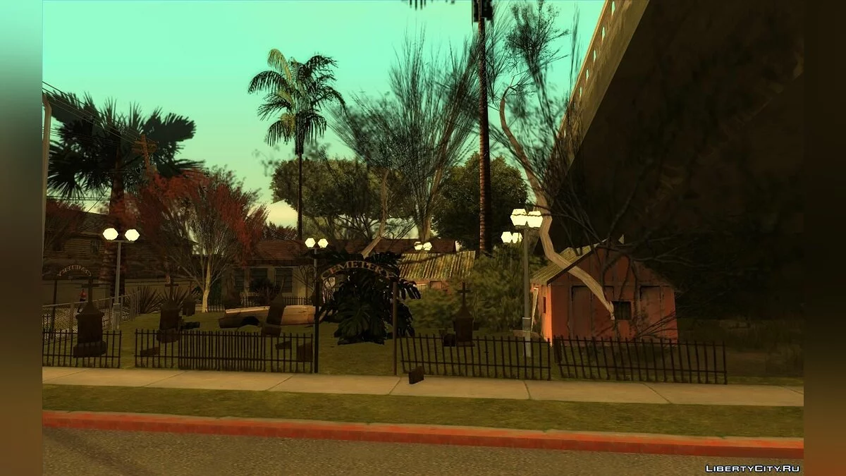 Декорации на Grove Street в честь Хэллоуина v.01 / GTA San Andreas