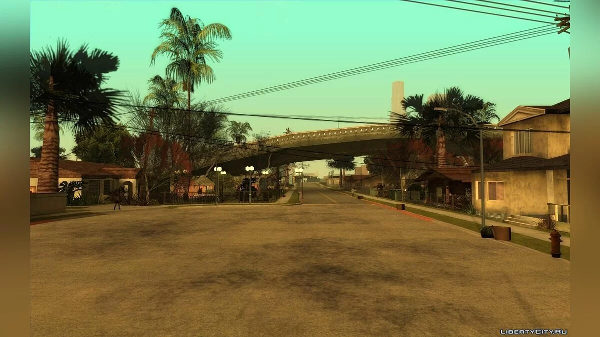 Декорации на Grove Street в честь Хэллоуина v.01 / GTA San Andreas