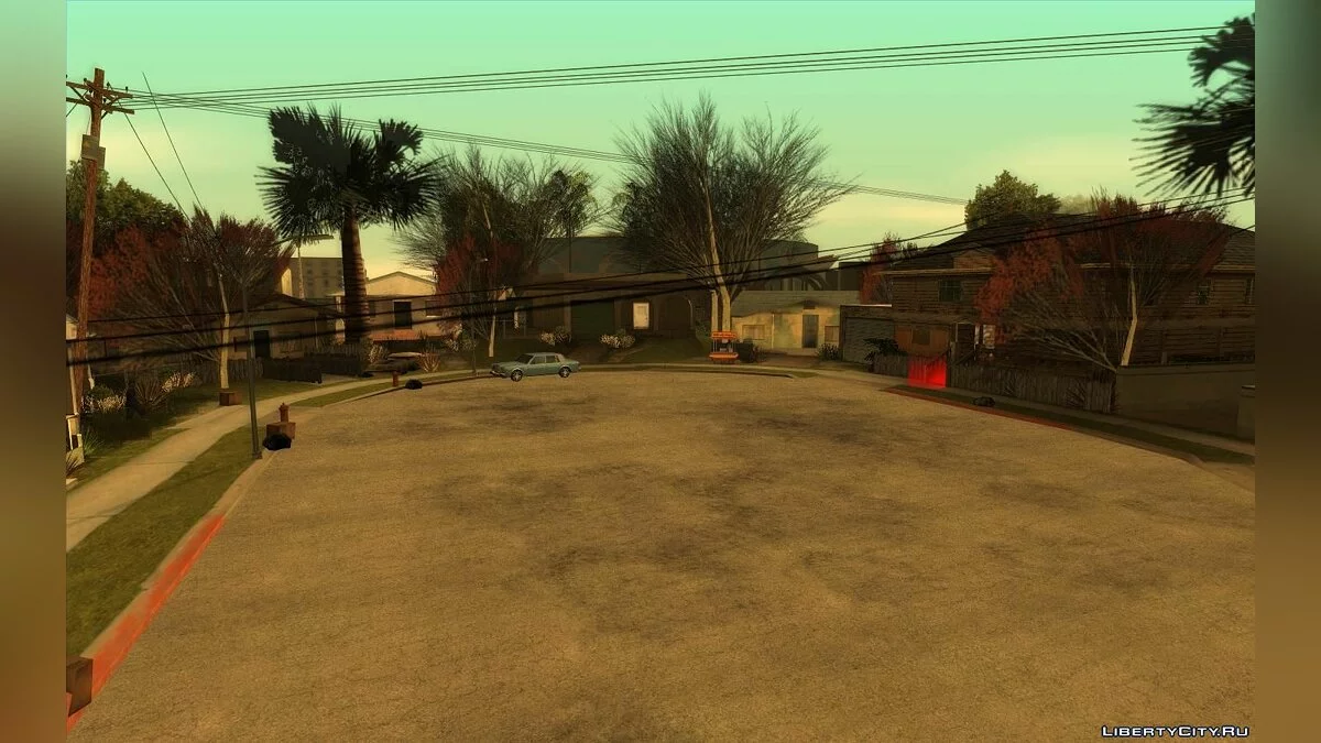 Декорации на Grove Street в честь Хэллоуина v.01 / GTA San Andreas