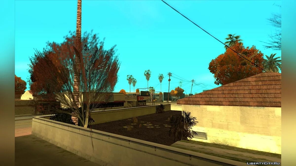 Декорации на Grove Street в честь Хэллоуина / GTA San Andreas