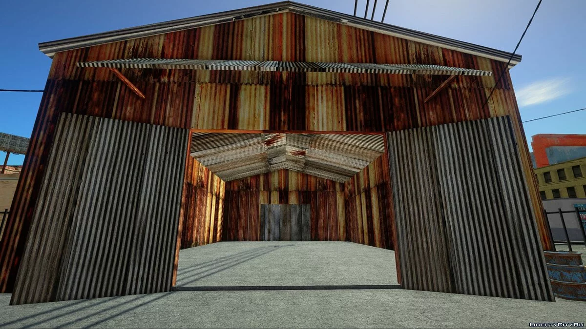 Открытый гараж "Rodrigues Iron Works" в Лос Сантосе / GTA San Andreas