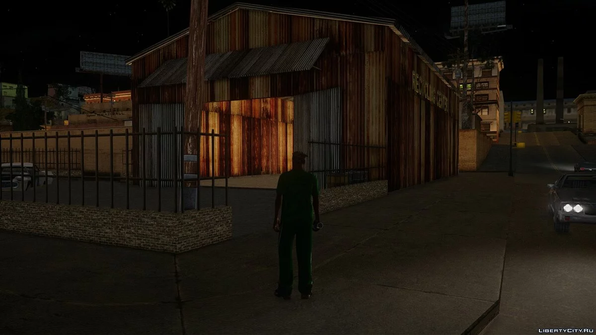 Открытый гараж "Rodrigues Iron Works" в Лос Сантосе / GTA San Andreas