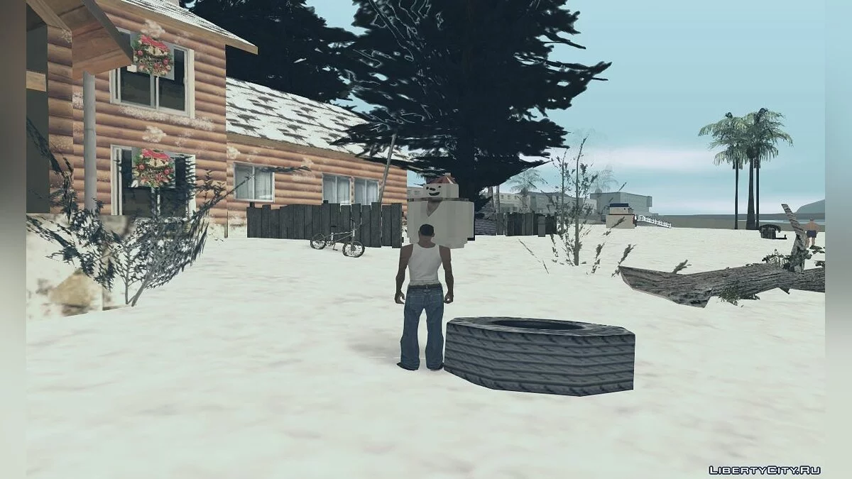 Рождественский дом на пляже Санта-Мария / GTA San Andreas