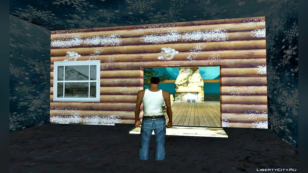 Рождественский дом на пляже Санта-Мария / GTA San Andreas