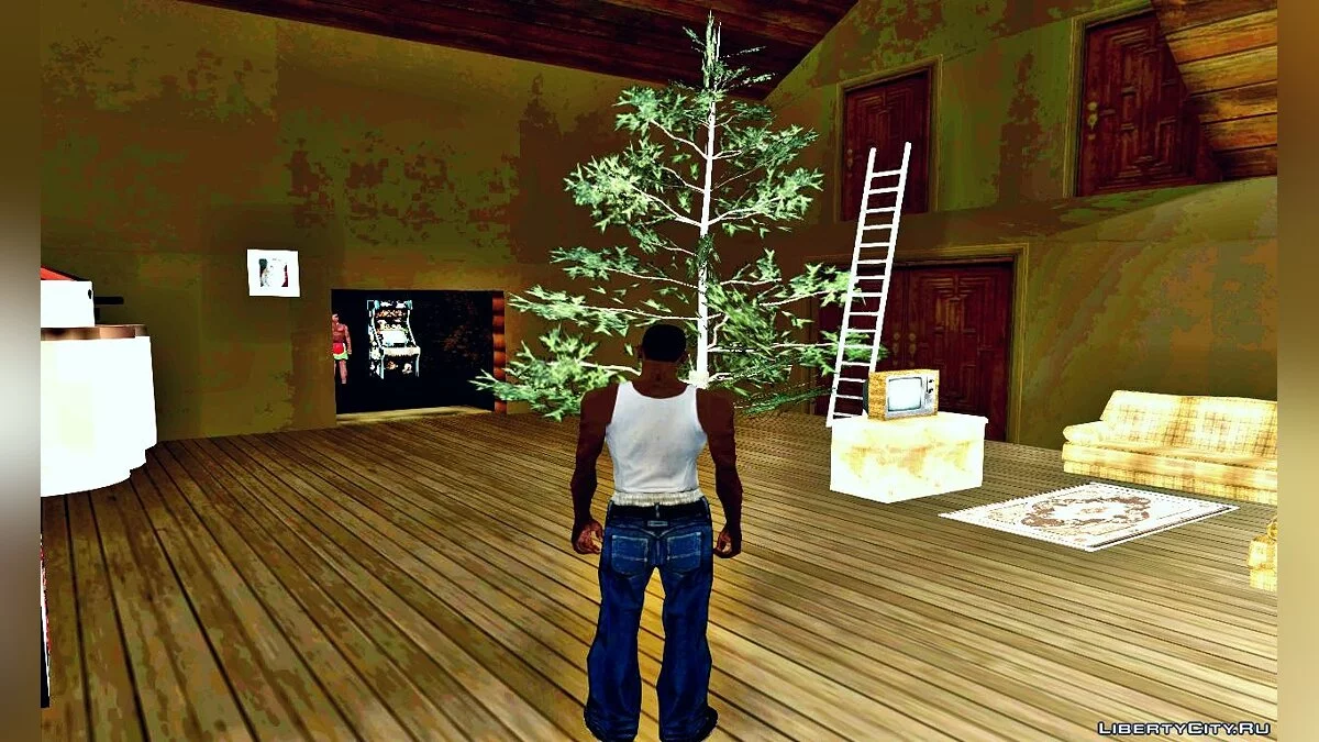 Рождественский дом на пляже Санта-Мария / GTA San Andreas