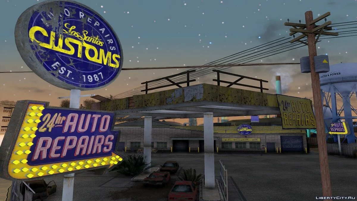 GTA 5 Los Santos Customs / GTA San Andreas