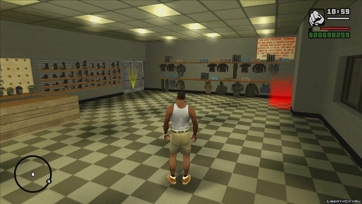 PS2 Ammunation Interior / GTA San Andreas