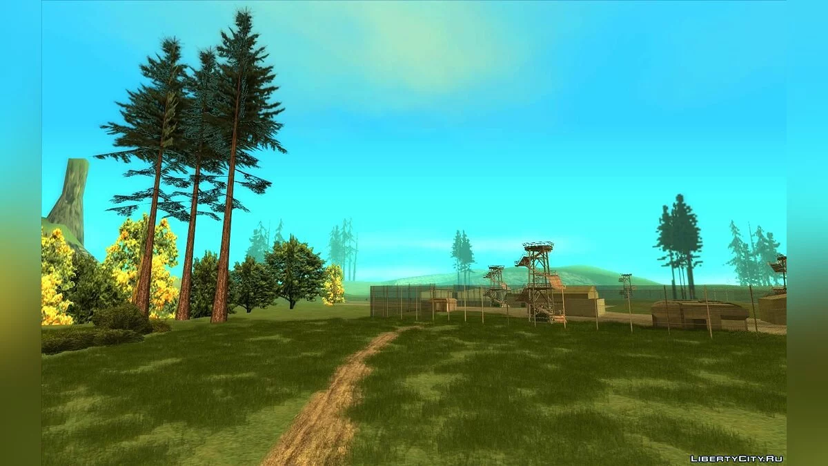 Зеленая пустыня + лес (Обновление от 20.08.2021) / GTA San Andreas