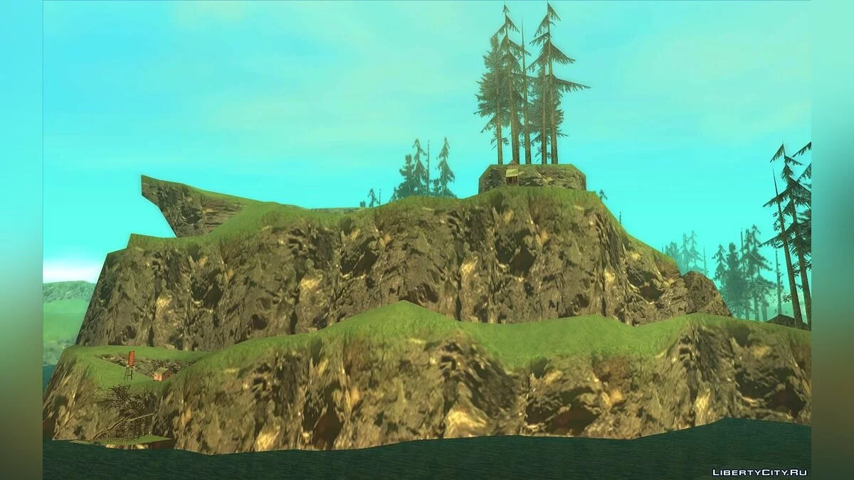 Зеленая пустыня + лес (Обновление от 20.08.2021) / GTA San Andreas