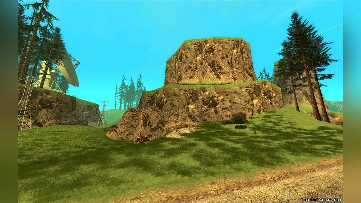 Зеленая пустыня + лес (Обновление от 20.08.2021) / GTA San Andreas