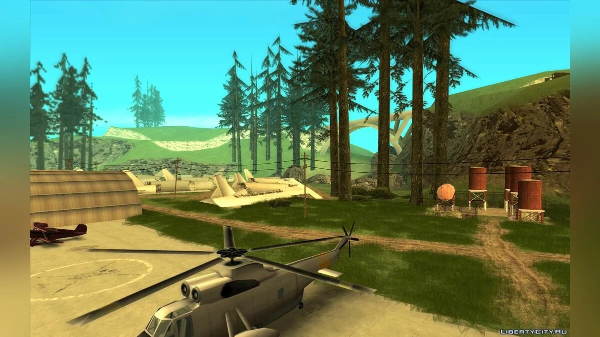 Зеленая пустыня + лес (Обновление от 20.08.2021) / GTA San Andreas