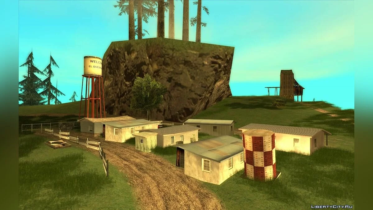 Зеленая пустыня + лес (Обновление от 20.08.2021) / GTA San Andreas