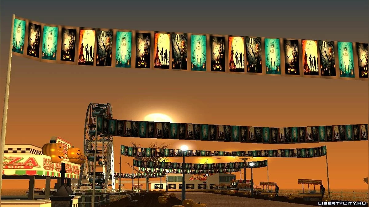 Санта-Мария в стиле Хэллоуин / GTA San Andreas