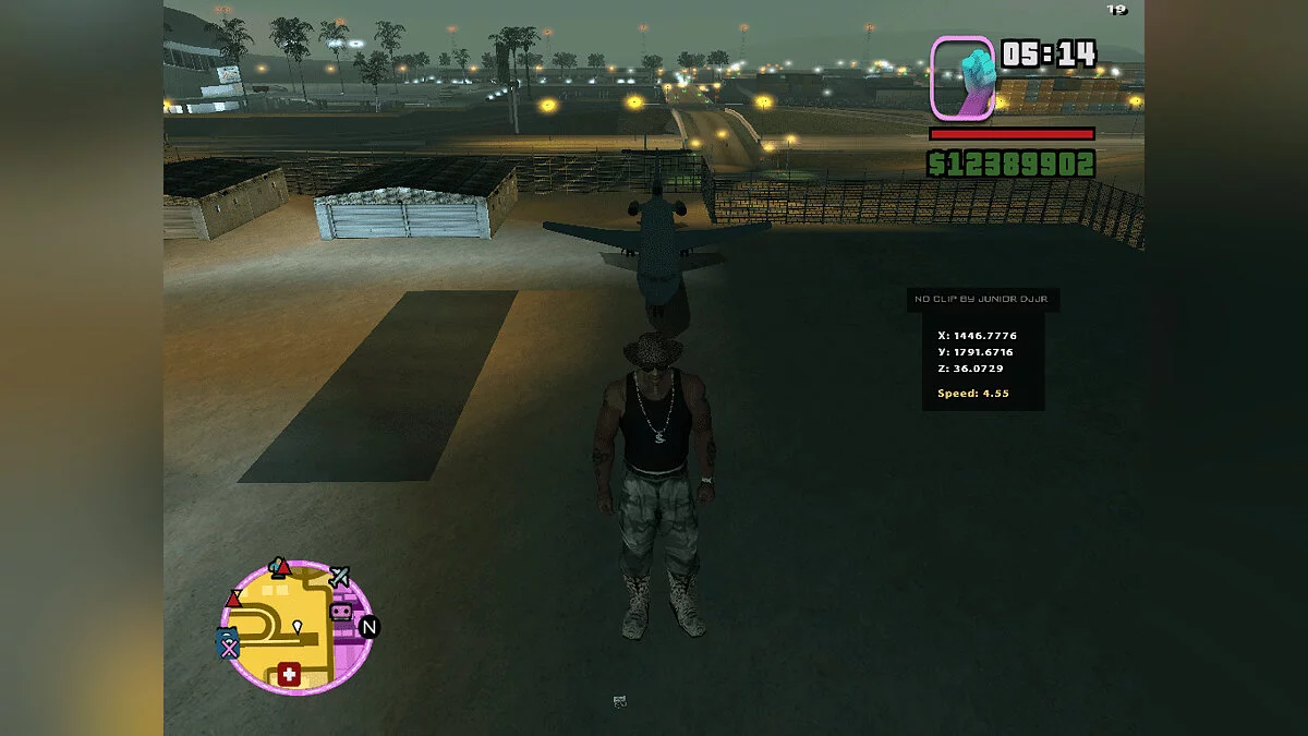 Неподвижные самолеты в аэропортах (Как в GTA VC) / GTA San Andreas