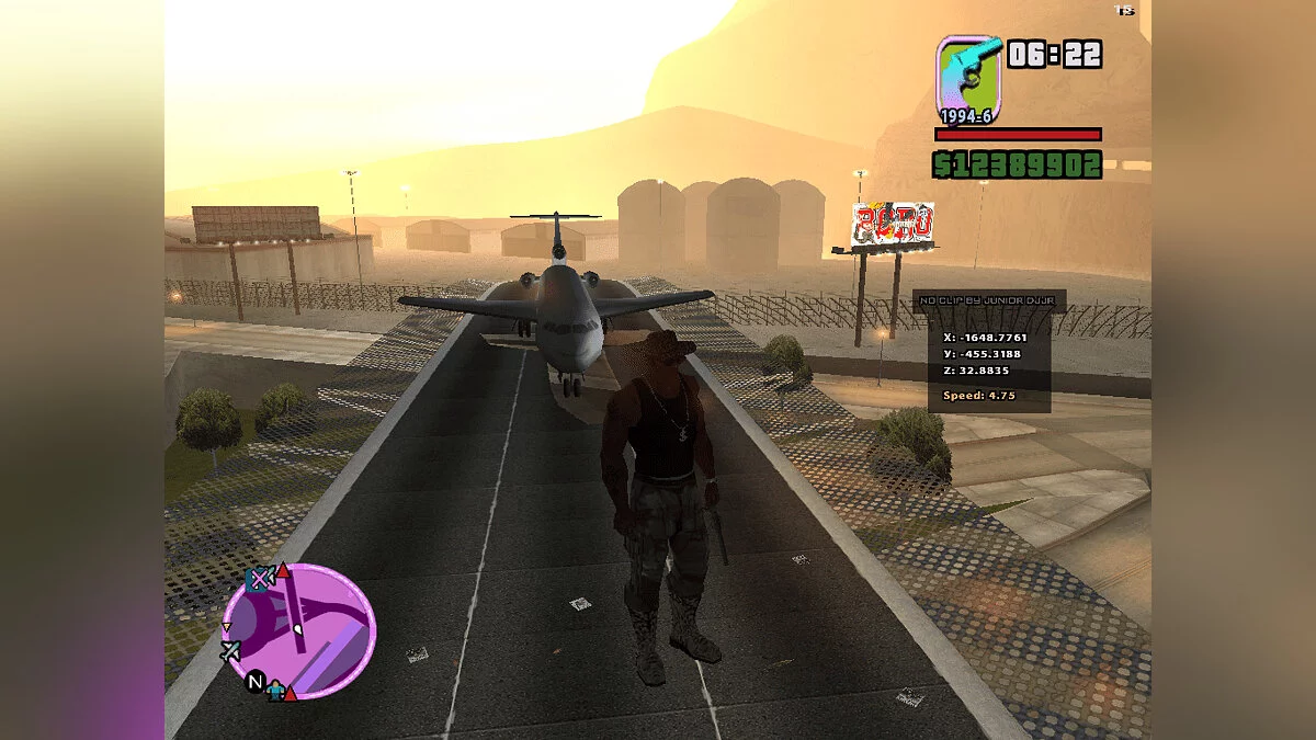Неподвижные самолеты в аэропортах (Как в GTA VC) / GTA San Andreas